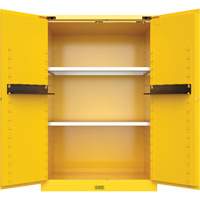 Utili-Guard+ Flammable Safety Cabinet, 45 gal., 2 Door, 43" W x 65" H x 22" D Waymarc Industries Inc