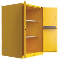 Utili-Guard+ Flammable Safety Cabinet, 45 gal., 2 Door, 43" W x 65" H x 22" D Waymarc Industries Inc