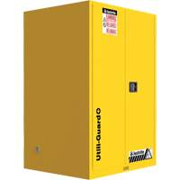 Utili-Guard+ Flammable Safety Cabinet, 45 gal., 2 Door, 43" W x 65" H x 22" D Waymarc Industries Inc