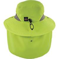 Chill-Its 8934 Ranger Hat with Neck Shade, Small/Medium, Hi-Vis Lime Waymarc Industries Inc