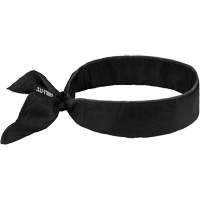 Bandeau de refroidissement Chill-Its 6702 avec polym&egrave;res int&eacute;gr&eacute;s et fermeture &agrave; nouer, Noir Waymarc Industries Inc