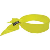 Bandeau de refroidissement Chill-Its 6702 avec polym&egrave;res int&eacute;gr&eacute;s et fermeture &agrave; nouer, Jaune lime haute visibilit&eacute; Waymarc Industries Inc