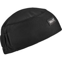 Chill-Its 6630 High-Performance Skull Cap with Terry Cloth Sweatband, Black Waymarc Industries Inc