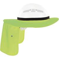 Chill-Its 6661 Universal Hard Hat Brim with Neck Shade, Hi-Vis Lime Waymarc Industries Inc