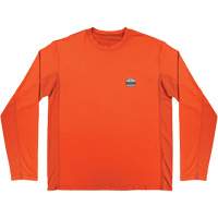 Chill-Its 6689 Cooling Long Sleeve Sun Shirt with UV Protection, Orange, Small Waymarc Industries Inc
