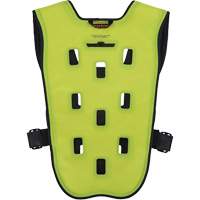 Veste de refroidissement &eacute;vaporatif Chill-Its 6685 avec fermeture &agrave; glissi&egrave;re, T-petit, Jaune lime haute visibilit&eacute; Waymarc Industries Inc