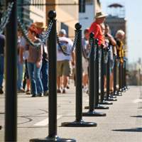 Plastic Barrier Chain, Green Waymarc Industries Inc