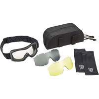 Ensemble de lunettes &agrave; coque &agrave; protection balistique X1000, Lentille Ambr&eacute;e/Transparent, Antibu&eacute;e/Anti-&eacute;gratignures, Ventilation Directe Waymarc Industries Inc