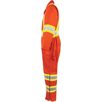 Combinaison non doubl&eacute;e haute visibilit&eacute;, Petit, Orange haute visibilit&eacute; Waymarc Industries Inc