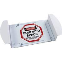 "Danger Confined Space Permit Required For Entry" Manhole Sign, 21" x 30", Polystyrene, English Waymarc Industries Inc