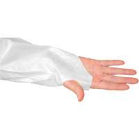 CoverMe Gown with Thumbholes, One Size, White, Polyethylene Waymarc Industries Inc