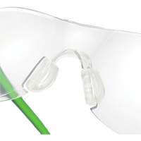 Adapt Lite Grey/Green Safety Glasses, Clear Lens, Anti-Fog/Anti-Scratch, ANSI Z87+/Meets/Exceeds CSA Z94.3 Waymarc Industries Inc