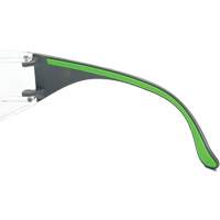 Adapt Lite Grey/Green Safety Glasses, Clear Lens, Anti-Fog/Anti-Scratch, ANSI Z87+/Meets/Exceeds CSA Z94.3 Waymarc Industries Inc