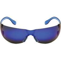 Adapt Lite Safety Glasses, Blue Mirror Lens, Anti-Fog/Anti-Scratch, ANSI Z87+/Meets/Exceeds CSA Z94.3 Waymarc Industries Inc