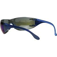 Adapt Lite Safety Glasses, Blue Mirror Lens, Anti-Fog/Anti-Scratch, ANSI Z87+/Meets/Exceeds CSA Z94.3 Waymarc Industries Inc