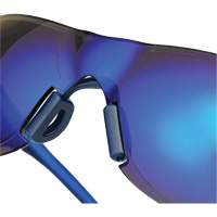 Adapt Lite Safety Glasses, Blue Mirror Lens, Anti-Fog/Anti-Scratch, ANSI Z87+/Meets/Exceeds CSA Z94.3 Waymarc Industries Inc