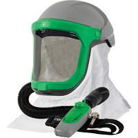 Z-Link Respirator with Tychem 4000 Shoulder Cape & C40, Facepiece Respirator/Welding Helmet Waymarc Industries Inc