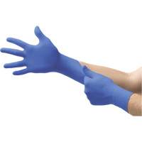 MICROFLEX N21 Disposable Gloves, 6.5/7/Small, Nitrile, 4.7-mil/5.5-mil, Powder-Free, Cobalt, Class 2 Waymarc Industries Inc