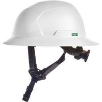 V-Gard H2&reg; Full Brim Safety Helmet, Ratchet Suspension, Non-Vented Waymarc Industries Inc