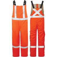 Salopette isol&eacute;e haute visibilit&eacute; de 9 oz Avenger, style 525, Hommes, T-petit, Orange Waymarc Industries Inc