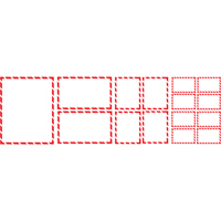 WHMIS Labels 400/Pkg, Paper, Roll, 5-1/2" L x 4-1/4" W Waymarc Industries Inc