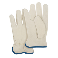 Close-Fit Driver's Gloves, X-Large, Grain Cowhide Palm Waymarc Industries Inc
