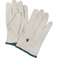 Gants de cordeur d'usage standard, Moyen, Paume Cuir fleur de vache Waymarc Industries Inc