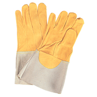 Gants de soudage TIG &agrave; ajustement sup&eacute;rieur, Cuir de daim refendu, Taille 2T-Grand Waymarc Industries Inc