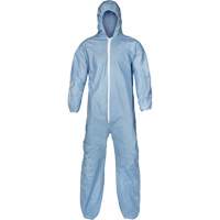 Pyrolon<sup>®</sup> Plus 2 FR Coveralls, Small, Blue, FR Treated Fabric SN346 | Waymarc Industries Inc