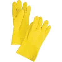 ChemStop™ Gloves, Size Small/7, 12" L, Latex, Flock-Lined Inner Lining, 16-mil SGI300 | Waymarc Industries Inc