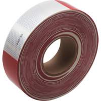 3M™ Scotchlite™ Diamond Grade™ Conspicuity Sheeting Series 984, 2" W x 150' L, Red & White SN574 | Waymarc Industries Inc