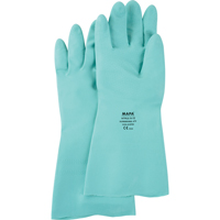 StanSolv<sup>®</sup> Z-Pattern Grip Gloves, Size Small/7, 13" L, Nitrile, Flock-Lined Inner Lining, 18-mil SN774 | Waymarc Industries Inc
