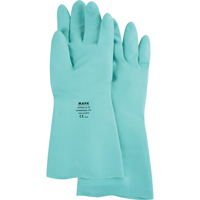 StanSolv<sup>®</sup> Z-Pattern Grip Gloves, Size Large/9, 13" L, Nitrile, 15-mil SN785 | Waymarc Industries Inc