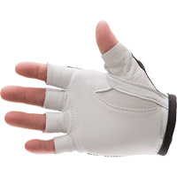 Anti-Impact Left-Hand Glove, X-Small, Goatskin/Split Leather Palm, Hook & Loop Cuff Waymarc Industries Inc