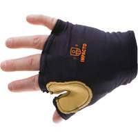 Anti-Impact Tool Grip Fingerless Right-Hand Glove, Size X-Small, Grain Leather Palm Waymarc Industries Inc