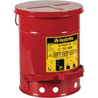 Oily Waste Cans, FM Approved/UL Listed, 6 US Gal., Red SR357 | Waymarc Industries Inc