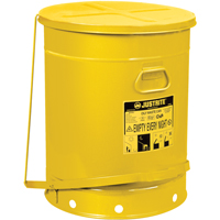Contenants pour d&eacute;chets huileux, Homologu&eacute; FM/List&eacute; UL, 21 gal. US, Jaune Waymarc Industries Inc