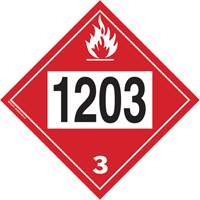 1203 Gasohol & Gasoline Flammable Liquid TDG Placard, Plastic Waymarc Industries Inc