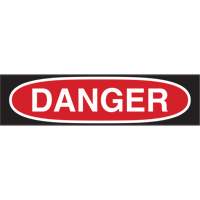 "Danger" Sign, 7" x 10", Polystyrene, English SW638 | Waymarc Industries Inc