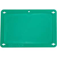 &eacute;tiquette vierge pour vanne, Plastique, 4-3/4" la x 3-1/4" h Waymarc Industries Inc