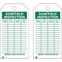 &eacute;tiquettes de rapport d'inspection, Polyester, 4" la x 7" h, Anglais Waymarc Industries Inc