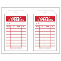 &eacute;tiquettes de rapport d'inspection, Polyester, 4" la x 7" h, Anglais Waymarc Industries Inc