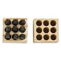 Number Steel Stamp Punch Set, # 4/6/3/2/1/8/9/7/5, 1/4" Waymarc Industries Inc