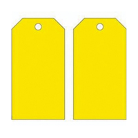 &eacute;tiquettes vierges pour la pr&eacute;vention des accidents, M&eacute;tal, 3" la x 5-3/4" h Waymarc Industries Inc