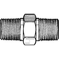 Male Hex Nipple, Brass Waymarc Industries Inc