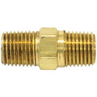 Male Hex Nipple, Brass Waymarc Industries Inc