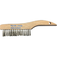 Brosses de nettoyage &agrave; manche en patin, Acier inoxydable, 4 x 16 rangs de fils, Longueur 10" Waymarc Industries Inc