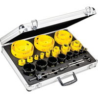 Trousses de scies cloches pour &eacute;lectricien, 31 morcea Waymarc Industries Inc
