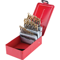 Jobber Drill Set, 29 Pieces, High Speed Steel Waymarc Industries Inc
