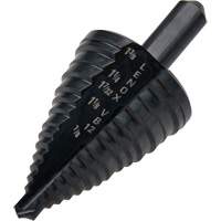 Foret &eacute;tag&eacute; no 12, 7/8" - 1-3/8", Incr&eacute;ments de 3/8", Acier rapide Waymarc Industries Inc